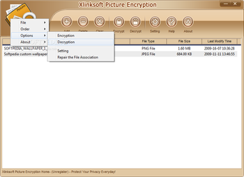 Xlinksoft Picture Encryption screenshot 3