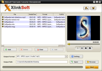 Xlinksoft Total Audio Converter screenshot