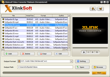 Xlinksoft Video Converter Platinum screenshot