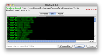 Xlite4synC screenshot