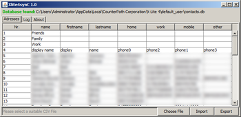 Xlite4synC screenshot 2