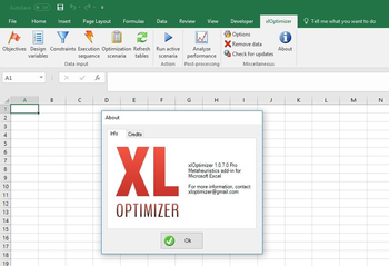 xlOptimizer 2015 screenshot