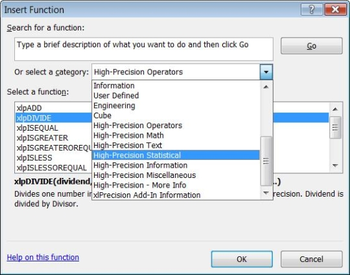 xlPrecision screenshot 2