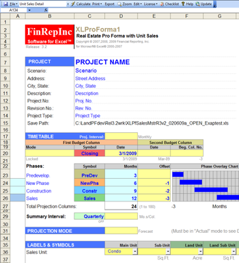 XLProForma1 screenshot