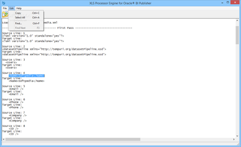 XLS Processor Engine for Oracle BI Publisher screenshot 2