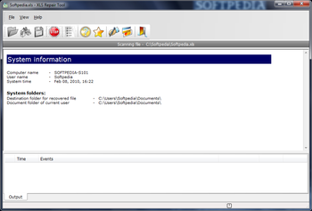XLS Repair Tool screenshot