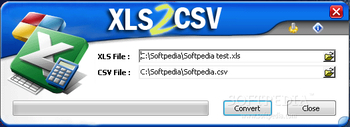 xls2csv screenshot