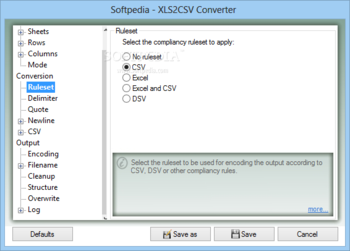 XLS2CSV Converter screenshot 7