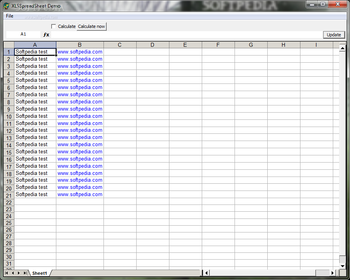 XLSSpreadSheet screenshot