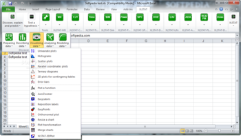 XLStat screenshot 4