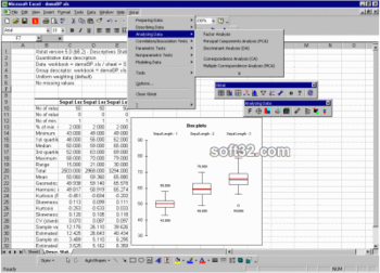 XLSTAT (Win) screenshot 3