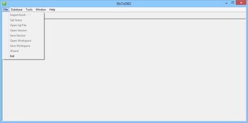 XlsToDB2 screenshot 2