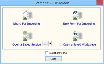 XlsToMdb screenshot