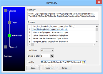 XlsToSqlite screenshot 12