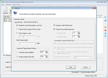Xls/Xlsx to Flash Converter 3000 screenshot 2