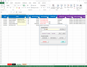 XLTool Bank Cheque Printing Software screenshot 3