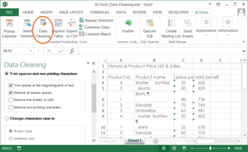 XLTools screenshot
