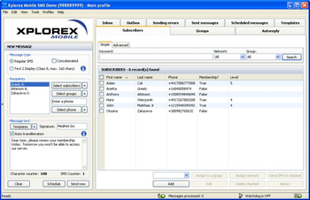 XM SMS PRO screenshot 2