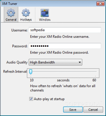 XM Tuner screenshot 2