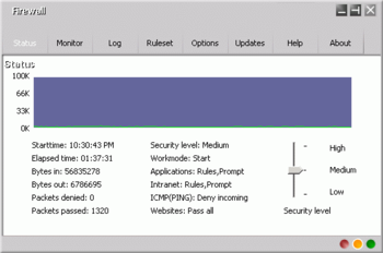 XMicro Personal Firewall screenshot