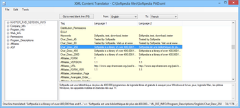 XML Content Translator screenshot