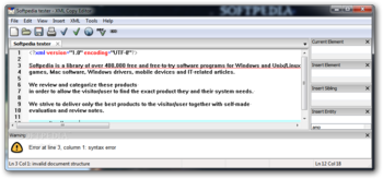 XML Copy Editor screenshot