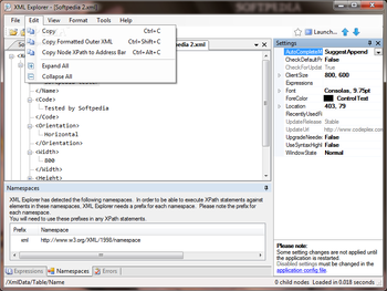 XML Explorer screenshot 2