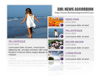 XML News Accordion DW Extension screenshot
