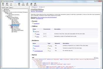 XML Schema Documenter screenshot