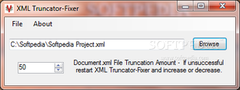 XML Truncator-Fixer screenshot