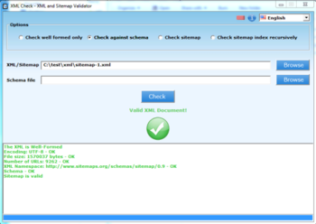 XML Validator screenshot