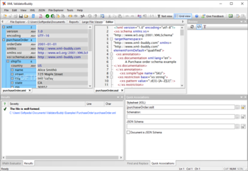 XML ValidatorBuddy screenshot