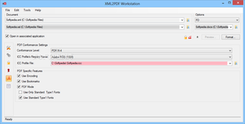 XML2PDF Workstation screenshot 4