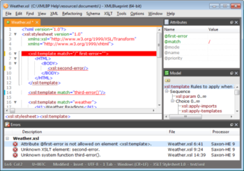 XMLBlueprint XML Editor screenshot