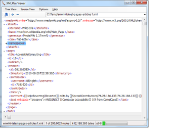 XMLMax XML Viewer screenshot