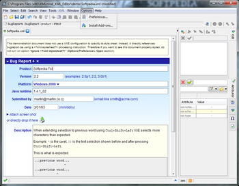 XMLmind XML Editor screenshot 8