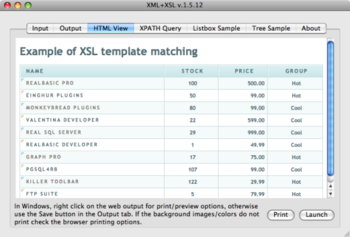 XML+XSL screenshot 3
