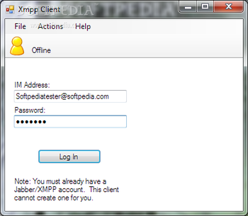 XmppApplication screenshot