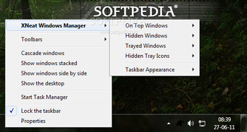 xNeat Windows Manager screenshot