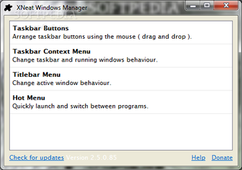 xNeat Windows Manager screenshot 2