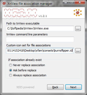 XnView file association manager screenshot 2