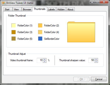 XnView Tweak UI screenshot 4