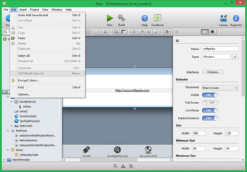 Xojo screenshot 3