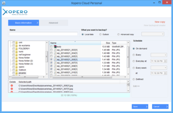 XoperoCloud Personal screenshot