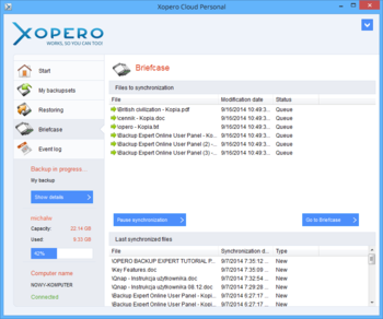 XoperoCloud Personal screenshot 5