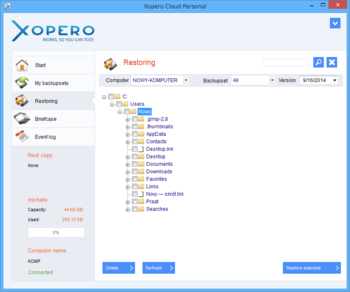 XoperoCloud Personal screenshot 6