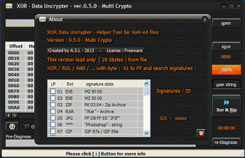 XOR Data Uncrypter screenshot