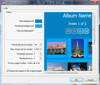 Xorax HTML Album Maker screenshot 2