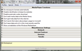 XP-Antispy screenshot