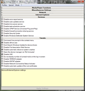 XP-Antispy screenshot 4